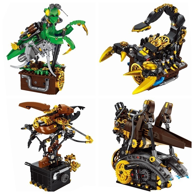 Lego Technic Mech Insect Mantis Escorpião Gafanhoto Modelo Móvel ...