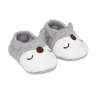 Pantufa Confortável Bebê Raposa Cinza 18 à 24 Meses 17022 Buba