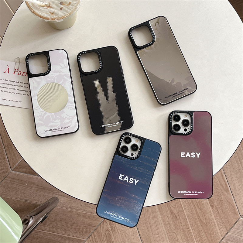 LE SSERAFIM 】 CASETiFY Caixa De Espelhos Para iPhone 15 Pro Max