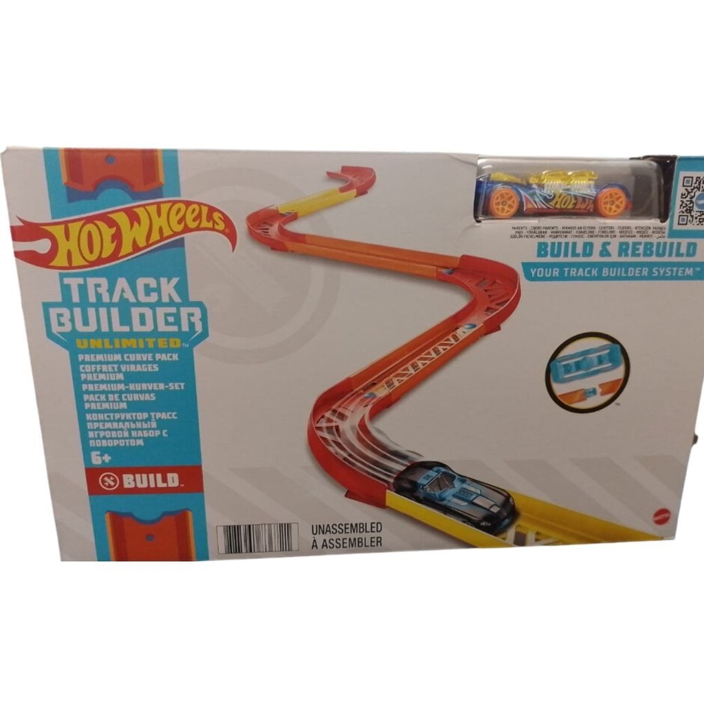 Pista Hot Wheels Track Builder Curvas Premium Shopee Brasil 7110