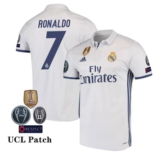 Real Madrid Casa Cristiano Ronaldo 16/17 Camisa De Futebol Retro