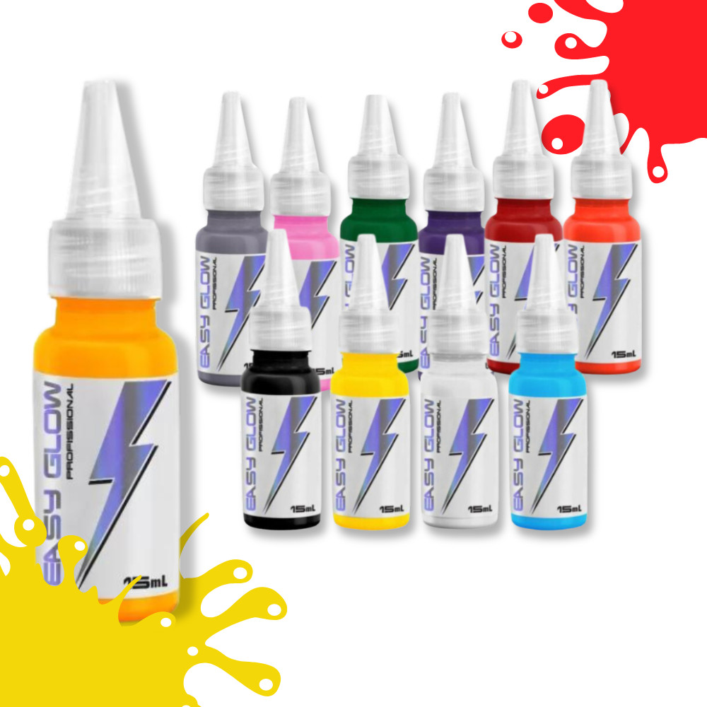 Tinta Eletric Ink Easy Glow Colors 15ml