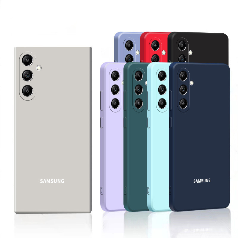 capinha Caixa Para Samsung Galaxy A55 A54 A53 A52 A52S Capa Traseira Em Silicone Macio De Toque Sedoso A55 5G Coque Protetor À Prova De Choque