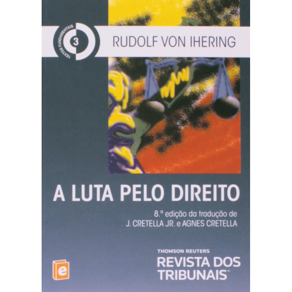 A Luta Pelo Direito autor Rudolf Von Ihering | Shopee Brasil