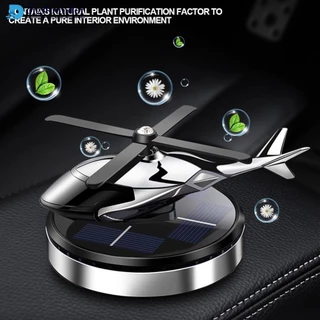 DIGIFOUNDER Ambientador De Ar Para Carros Difusor De Fragrância De Avião Solar Painel De Ornamentos Estilo Helicóptero Decoração De Perfumes T1U9