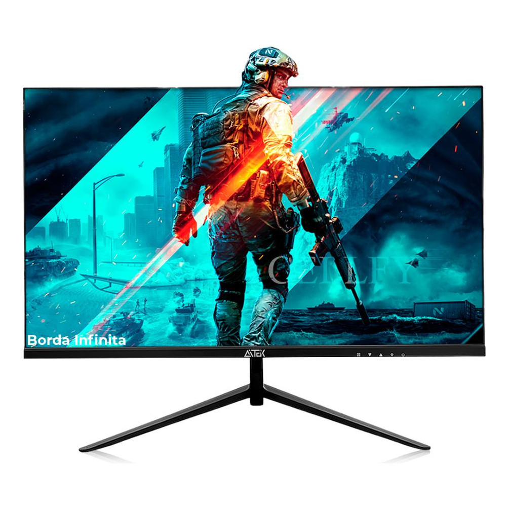 Monitor Gamer Aitek Delta-m2410 Led 23.6 Preto 1920 x 1080 110v/220v