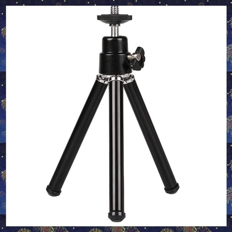 (G E W R) Mini Tripé Portátil Leve Ajustável De Liga De Alumínio Para Projetor De Câmera Iphone Preto