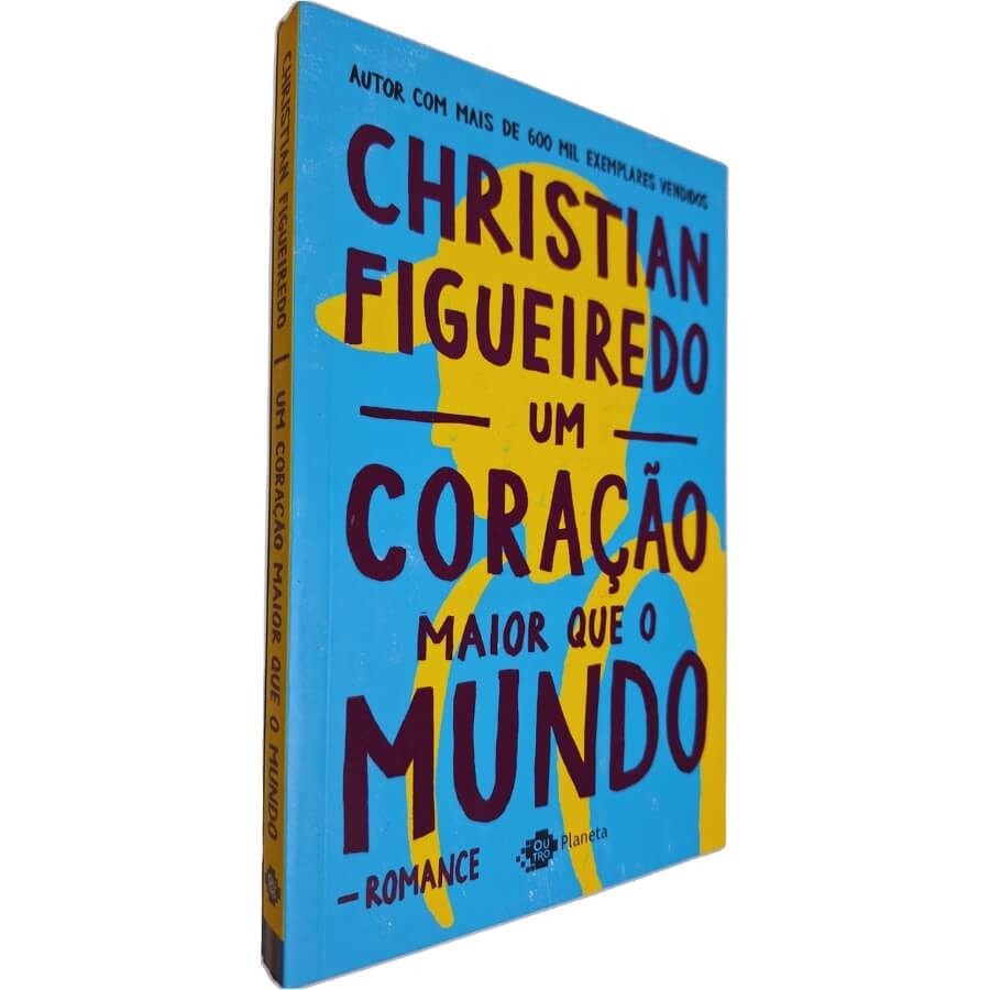 Livro Físico Um Coração Maior que o Mundo Christian Figueiredo | Shopee ...