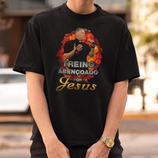 Camiseta T-Shirt Pra Treino 100% Algodão Padre Marcelo Rossi