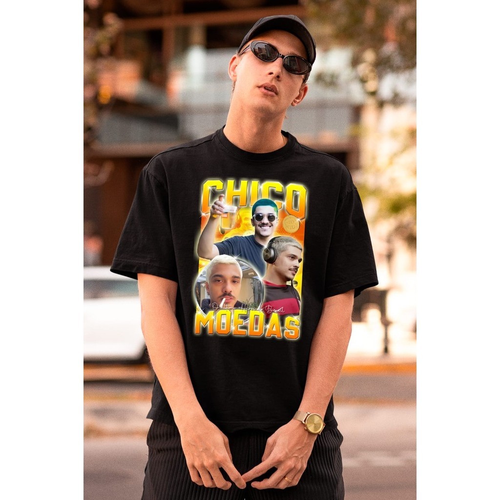 Camiseta Chico Moedas Bitcoin Influencer Personalizada Estampada Vintage  Camisa Blusa Luisa Sonza | Shopee Brasil