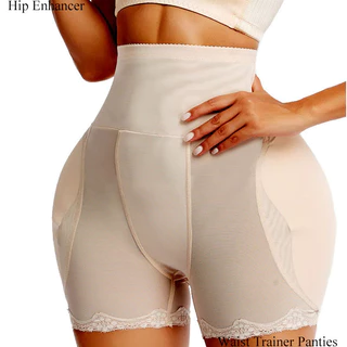 Liftor de Enforçamento de Hip Padded Butt Lift Shadowear Waist Trainer Body Shaper Underwear Control Panties Fake Buttock Calcinha Falsas Lingerie Sexy