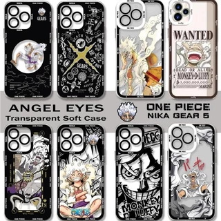 Caixa Para Iphone 15 Pro Max 11 12 13 14 Luffy One Piece Silicone Transparente TPU À Prova De Choque Câmera Quadrada Protetora Japão Anime