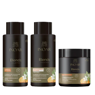 Inoar Blends Shampoo e Condicionador 800 ml e Máscara 500 g