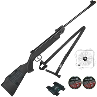 Espingarda 5.5 d Pressão QGK 14 Black Edition +Chumbo Mamuth
