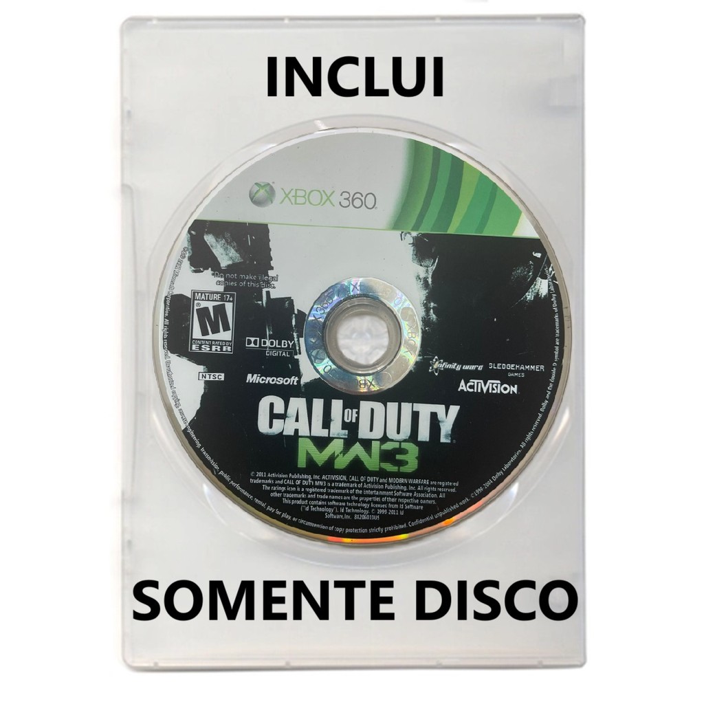 Jogo Call of Duty: Modern Warfare 3 (COD MW3) - Xbox 360 ...