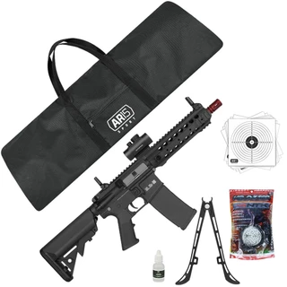 Metralhadora Airsoft Elétrico 6mm V2 Bivolt + Red dot Sight