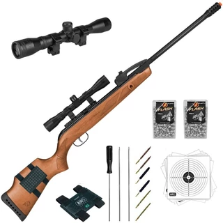 Carabina Pressão Gamo FastShot 10x 5.5 Gás60kg +Kit limpeza