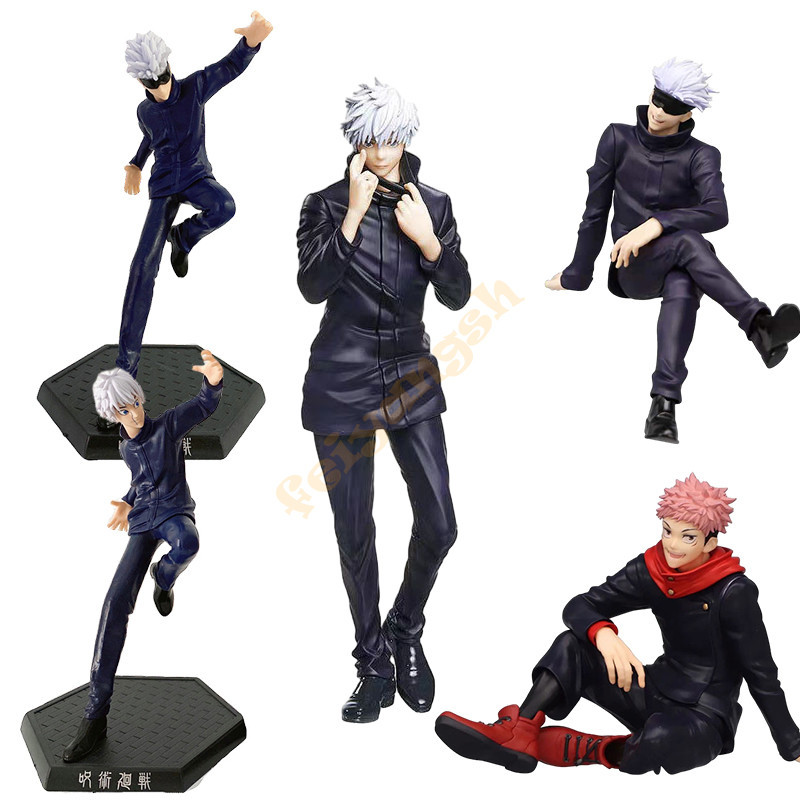 Nueva figura de Anime Jujutsu Kaisen sentado Satoru Gojo, modelo de colección de figuras de
