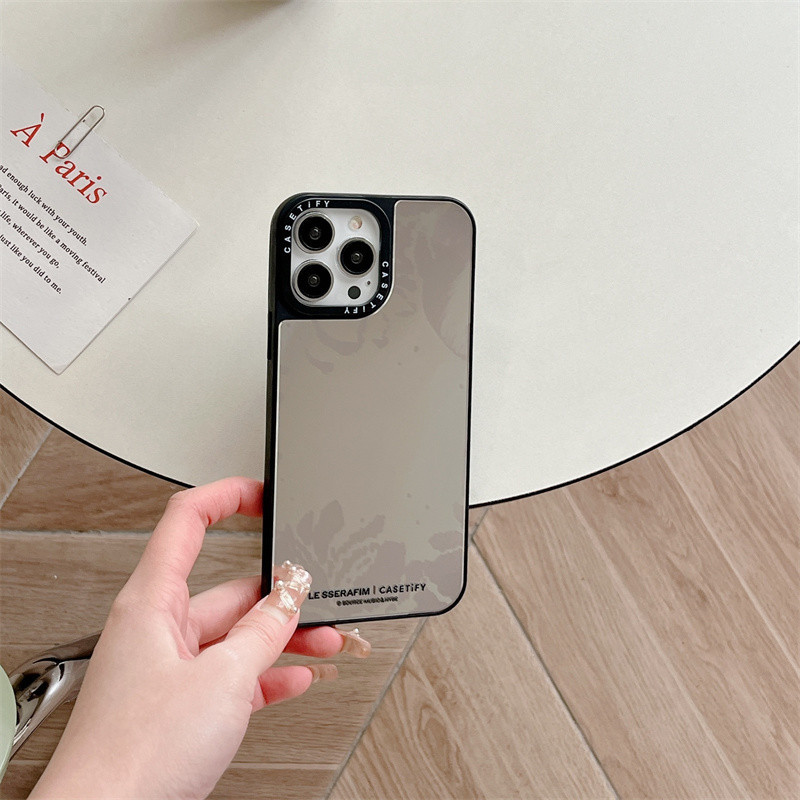 LE SSERAFIM 】 CASETiFY Caixa De Espelhos Para iPhone 15 Pro Max
