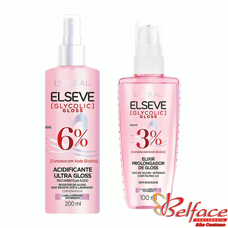 Kit Elseve Acidificante Ultra + Sérum Elixir Prolongador de Gloss ...