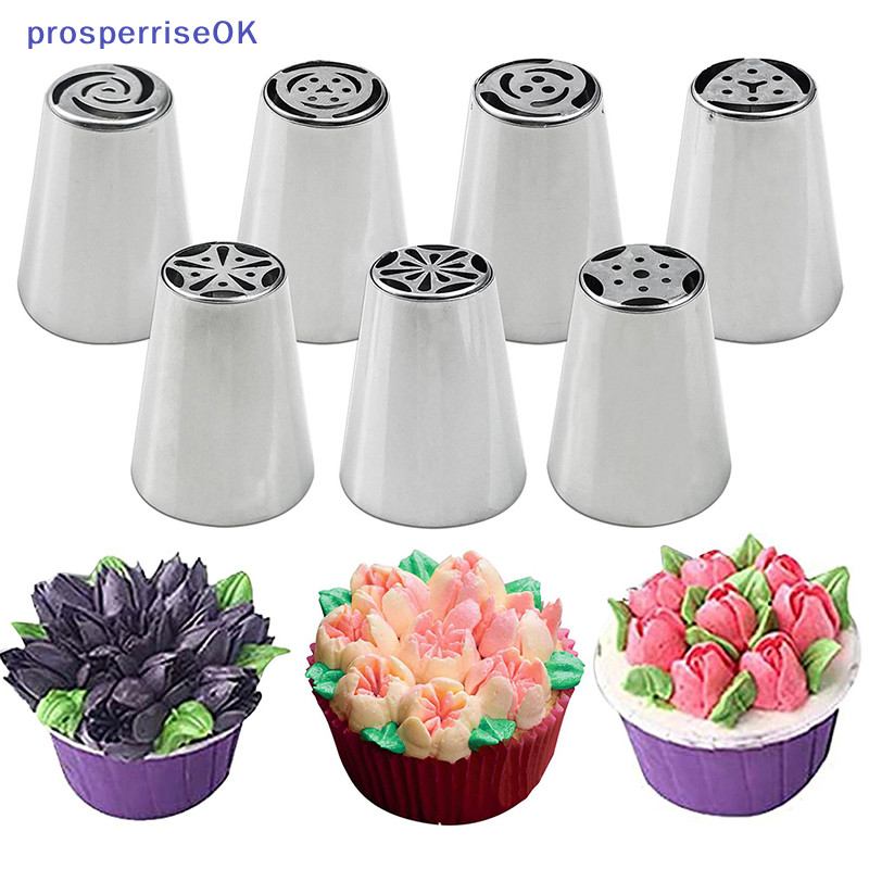 [newpros] 7/11 Pçs/Set Bicos De Tubulação De Confeiteiro Rus