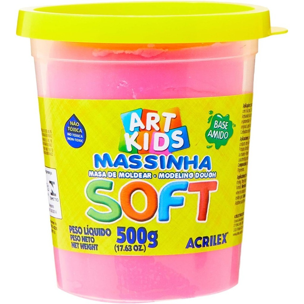 Acrilex Massa de Modelar Pote 500g Maravilha