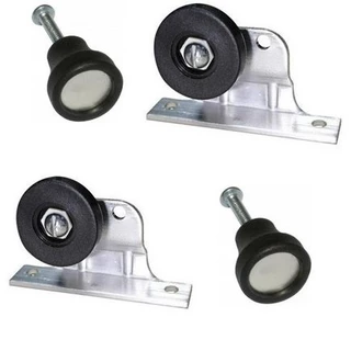 Kit Roldana P/ Box Banh. Acrílico 2 Roldanas 2 Puxadores SPL