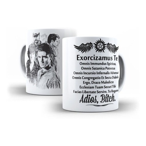 Caneca Supernatural Branca - Série - Seriado