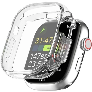 Capa do smartwatch case TPU protetora para apple watch ultra 49mm silicone cor transparente New