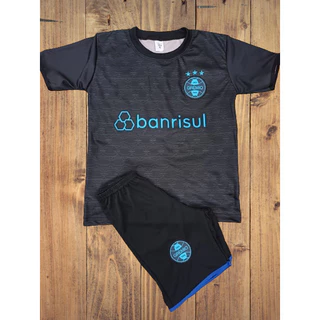 Camisa camiseta de time conjunto infantil do Grêmio Envio Imediato