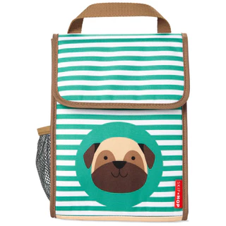 Lancheira térmica infantil Zoo Cachorro Pug Skip Hop