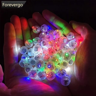 50pcs Luzes De Balão De Led Bola Minúsculas Para Mini Lâmpada Redonda Lanterna De Bar Decoração De Festa De Casamento De