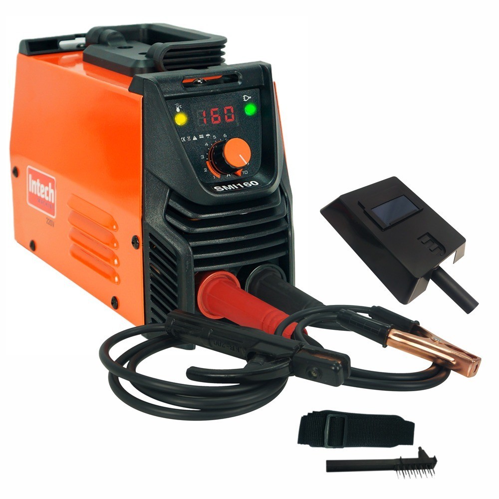 Inversora de solda painel digital 160A para eletrodo revestido e Tig - SMI160 - Intech Machine