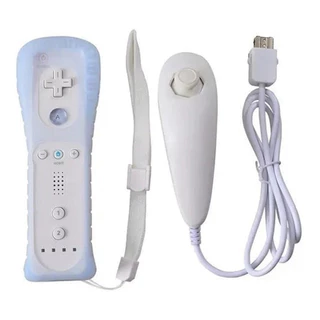 Kit Controle Joystick Remote + Nunchuk Wii / Wii U