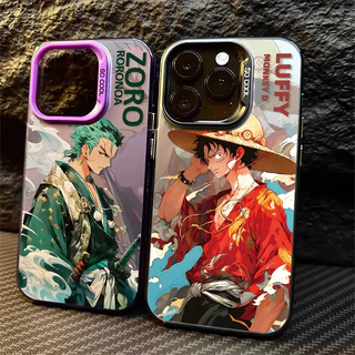 Anime Uma Peça Luffy Zoro Caso De Telefone Para Xiaomi 15T Poco C85 X7 X6 X5 X3 NFC M6 Pro 4G 5G Anti Queda Capa Proteto