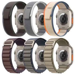 Pulseira de Trail Loop para Apple Watch Ultra Serie 10 9 8 7 SE 6 5 4 3 2 1 Banda de nylon 49mm 46mm 45mm 44mm 42mm