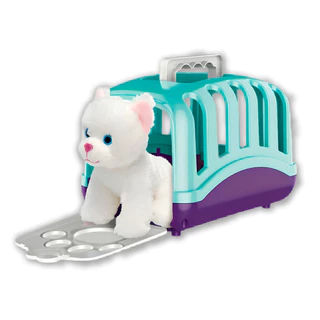 Brinquedo Infantil Maleta De Transporte C/ Pelúcia Gato F00569B - Fun