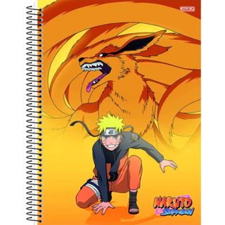 CADERNO UNIVERSITARIO 1M CD B/A 80F  NARUTO    SAO DOMINGOS   10281 em Oferta na Shopee