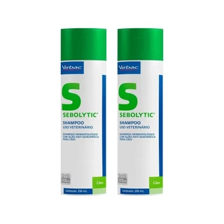Shampoo Sebolytic Spherulites 250ml Nova Fórmula - Virbac - 2 Unidades