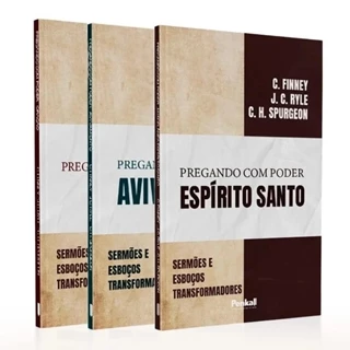 Kit 3 Livros | Pregando com Poder Pregando com Poder