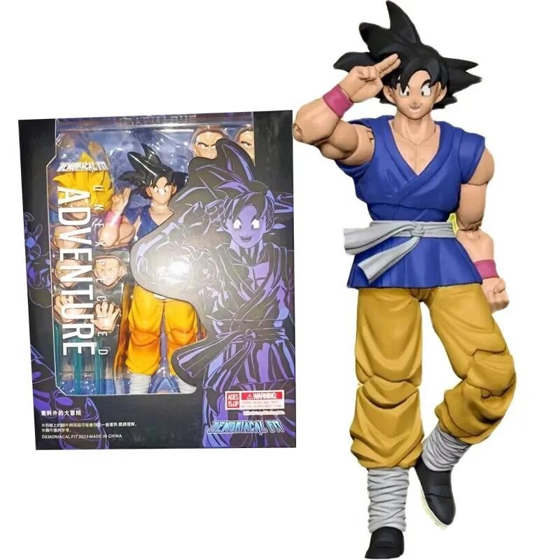 Demoniacal Fit DF S.H.Figuarts SHF Dragon Ball Inexpected Adventure Son Goku GT Anime Action Figuras Modelos De Ação Colecionável Brinquedos