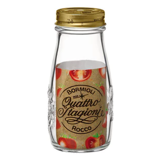 Pote de Vidro Quattro Stagioni Molho Tomate Suco 400ml Bormioli Rocco