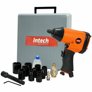 Chave de impacto pneumática 1/4" com maleta e acessórios - PN700 - Intech Machine