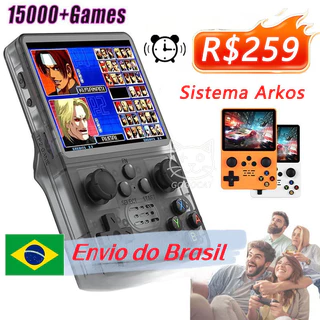 console De Jogos Retrô Portátil R35S , Tela IPS De 3.5 Polegadas , 15.000 , Sistema Arcaos Nostálgico Clássico FC ,
