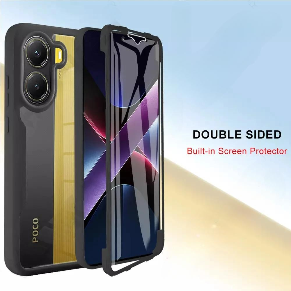 Para Xiaomi POCO X7 Pro Redmi Turbo 4 360 Corpo Inteiro Frente + Volta ...