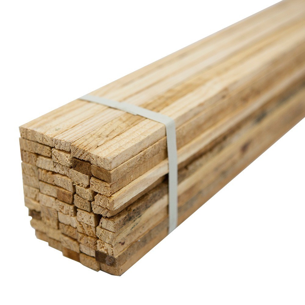  50 Ripas Sarrafos Madeira Para Acabamento Faixa Artesanato (50uni Unidades - 2x1x0.75CM)