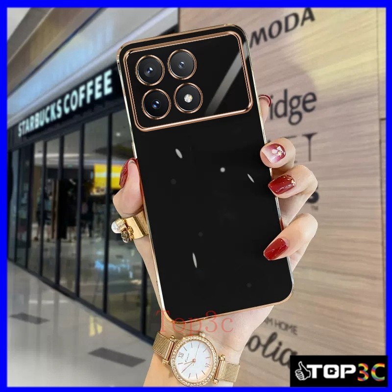 Capinha Poco X6 Pro/M6 PocoC65 F5 X5/PocoX5 5G Caixa Telefônica Simples E Elegante De Cor Sólida ZB