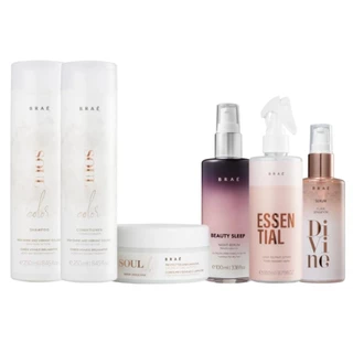 Kit Braé Soul Color Divine Plume Beauty Sleep Essential Repair (6 Produtos)
