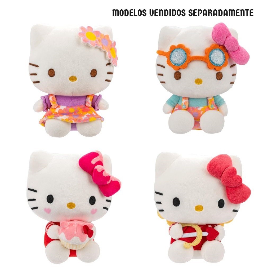 Pelúcia Hello Kitty - 18 cm - Jazwares | Shopee Brasil