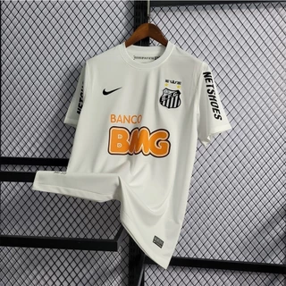 11-12 Retro Santos FC I White NEYMAR JR Football Shirt 2011 2012.